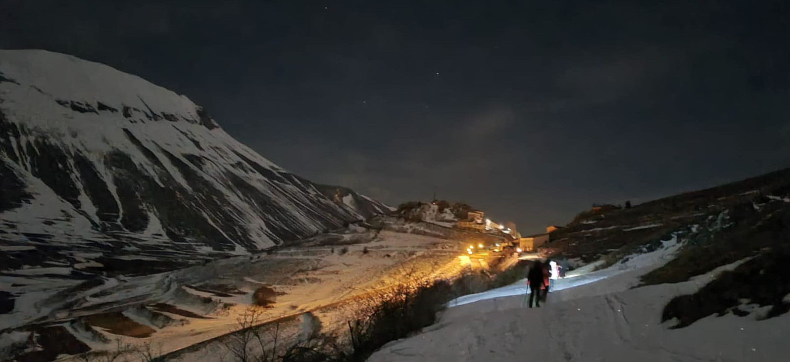 SNOWTREK E POLENTA SOTTO IL CIELO STELLATO